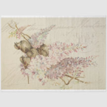 Papel Decoupage do Mobiliário de Aves Doce