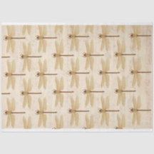 Papel Decoupage do Mobiliário de Dragonfly