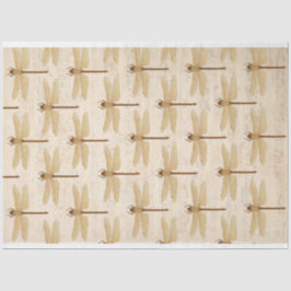 Seda Papel Decoupage do Mobiliário de Dragonfly