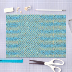 Seda Papel Decoupage Escamas de Sereia em Vidro Esmagad