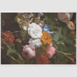 Seda Papel Decoupage Floral de Arte Finas