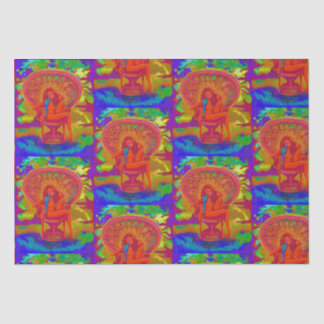 SEDA PAPEL DO TECIDO DE ENVOLVIMENTO