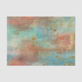 Seda Papel Dourado para Decoupage de Arte Fina