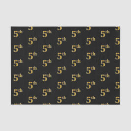 Seda Papel Dourado, preto, 5 (quinto) de Evento