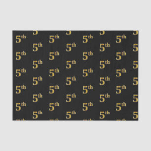 Seda Papel Dourado, preto, 5 (quinto) de Evento
