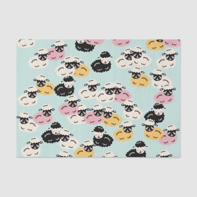 Seda Papel em Tecido de Ovelha (Frente )