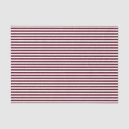 Seda Papel estreito de outono na cor burgundy e padrão 