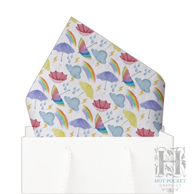 Seda Papel Higiênico Chuva de Cores (Criador carregado)