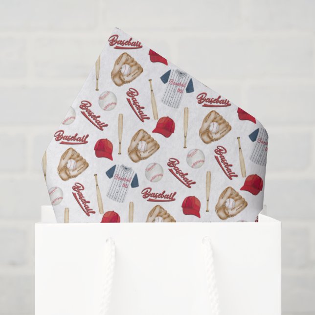 Seda Papel Higiênico de Beisebol (Sacola de presentes)