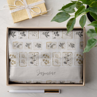 Seda Papel Higiênico de Ervas Botânicas Personalizado