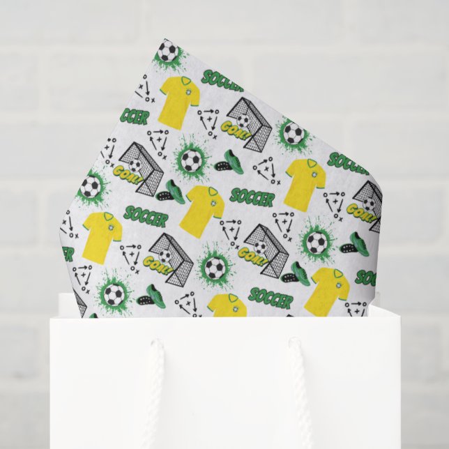 Seda Papel Higiênico de Futebol (Sacola de presentes)
