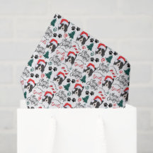 Papel Higiênico de Natal Border Collie