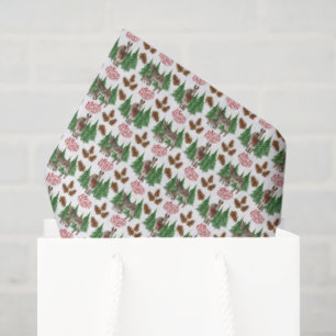 Seda Papel Higiênico de Natal Burro Rústico