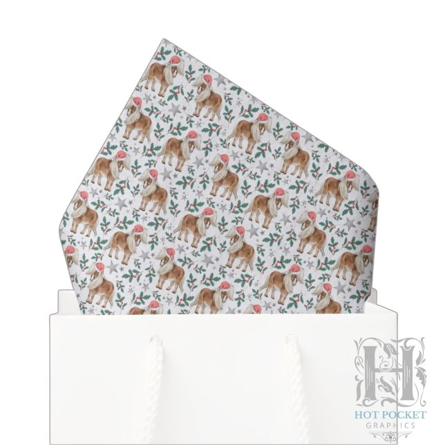 Seda Papel Higiênico de Natal Cavalo (Criador carregado)