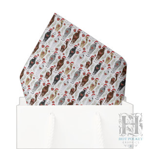 Seda Papel Higiênico de Natal com Cavalos