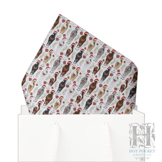 Seda Papel Higiênico de Natal com Cavalos (Criador carregado)