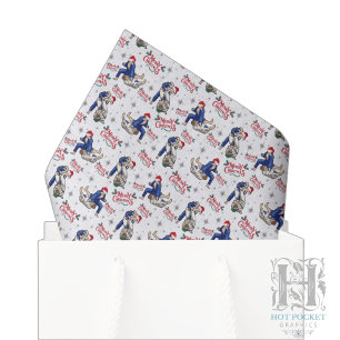 Seda Papel Higiênico de Natal de Jiu Jitsu Branco