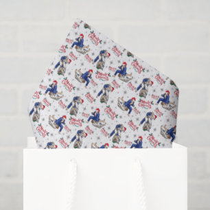 Seda Papel Higiênico de Natal de Jiu Jitsu Branco