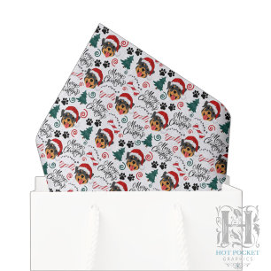 Seda Papel Higiênico de Natal Rottweiler