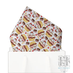 Seda Papel Higiênico de Sundae de Sorvete