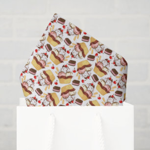 Seda Papel Higiênico de Sundae de Sorvete