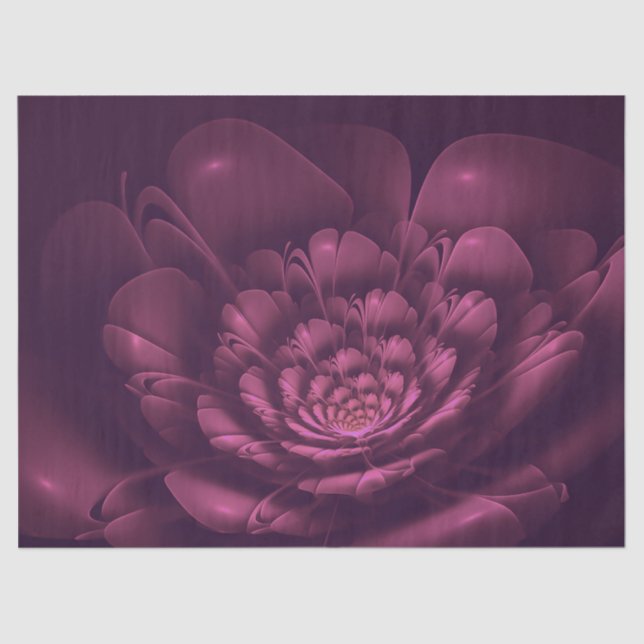 Seda papel monocromático para tecidos de flores (Frente )