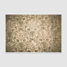 Seda Papel no Design de tecido do Damasco desbotado