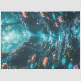 Seda Papel para tecidos de cascata Firefly