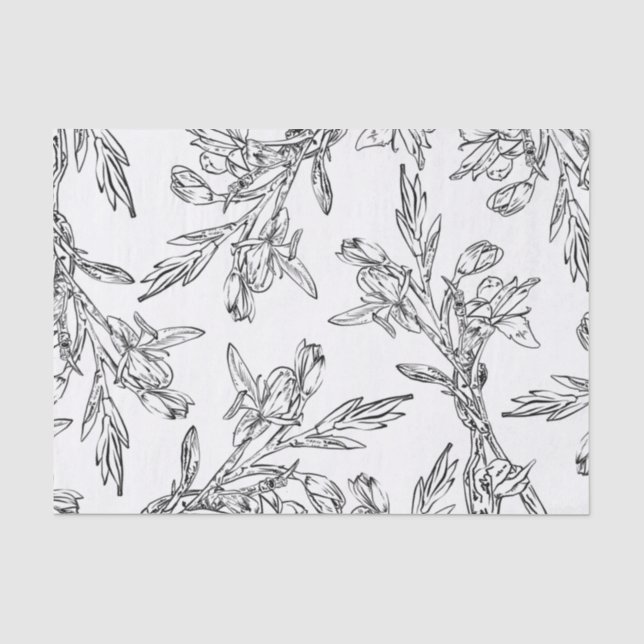 Seda Papel para tecidos de design (Frente )