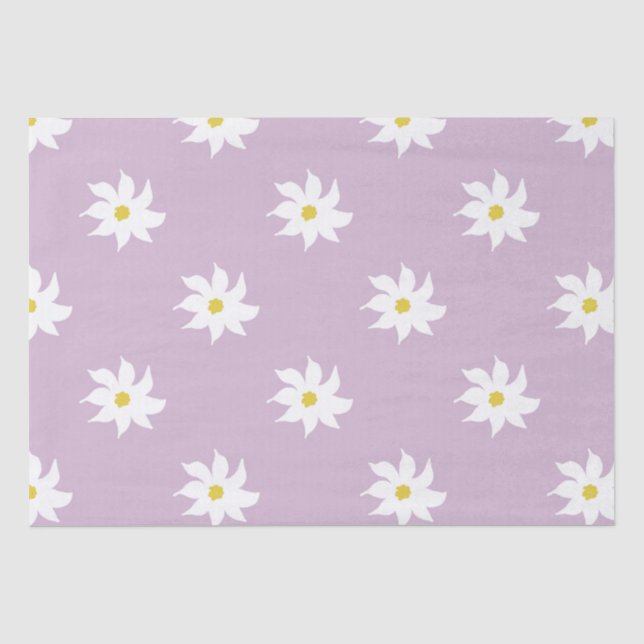 Seda Papel para tecidos de flor estrelada (Frente )