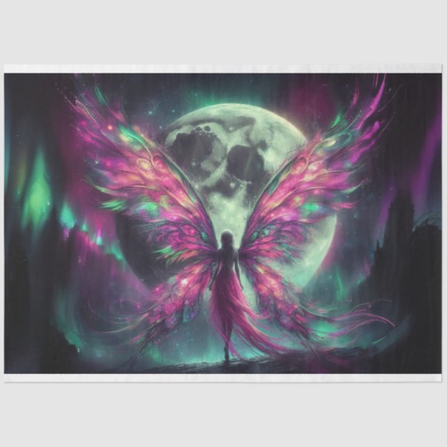 Seda Papel para tecidos de luna (Frente )