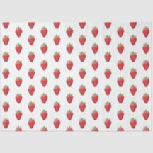 Papel para tecidos de morango