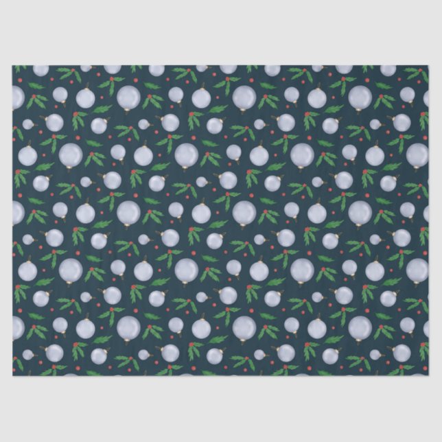 Seda Papel para tecidos de Natal esfestivo (Frente )