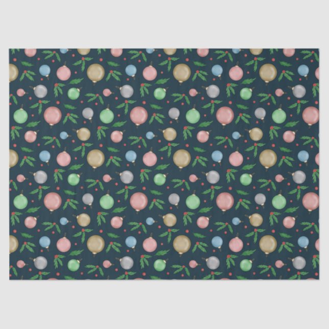 Seda Papel para tecidos de Natal esfestivo (Frente )