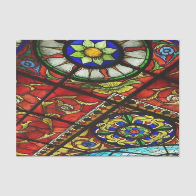 Seda Papel para tecidos de vidro retido (Frente )