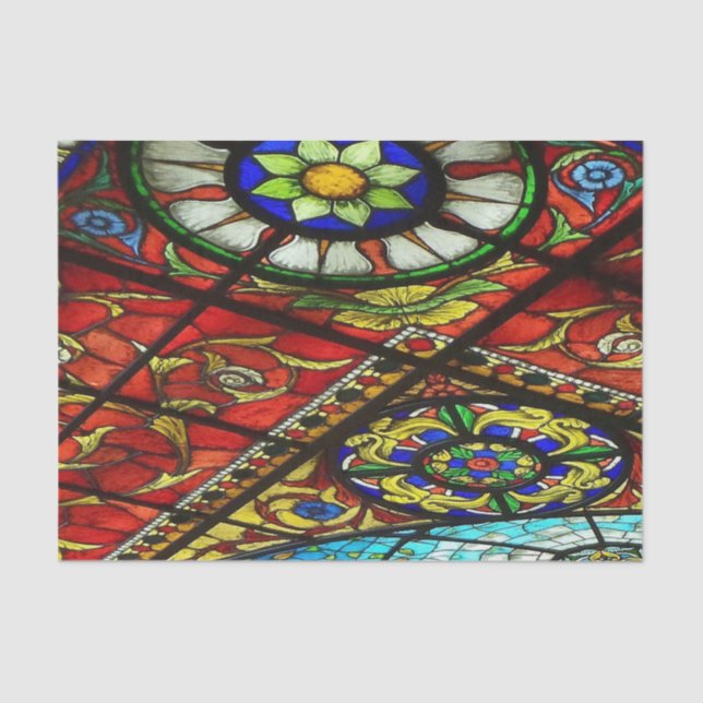 Seda Papel para tecidos de vidro retido (Frente )