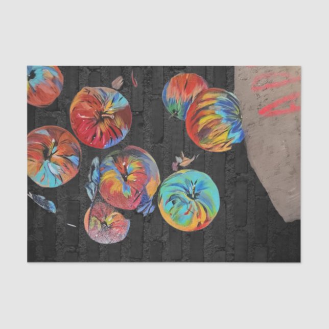 Seda papel para tecidos dissociados, saco de cores da A (Frente )