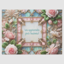 Papel personalizável de enrolamento de tecidos de 