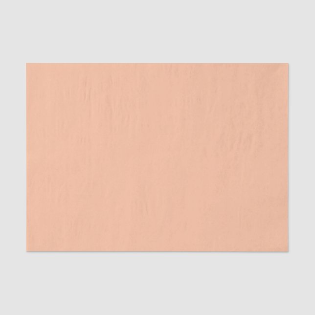 Seda Papel Sólido Colorido de Pêssego Suave (Frente )