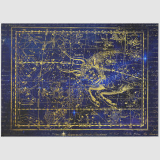 Seda Papel tecelular da constelação de taurus