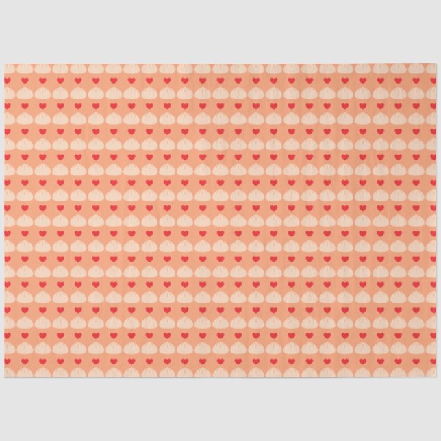Seda Papel Tecido Cantaloupe De Amor Idiota (Frente )