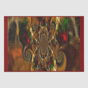 Seda Papel Tecido "Catcher de Sol de Natal"