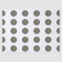 Papel Tecido com Estampa de Assinatura All Virgo E