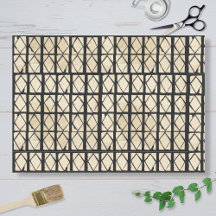 Papel Tecido com Padrão de Diamante Inspirado na Á