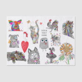 Seda Papel Tecido de Amortização Animal