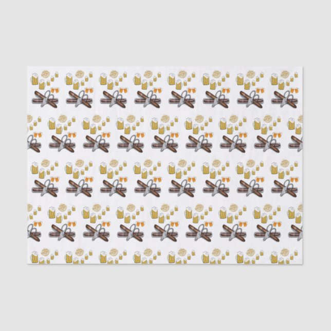 Seda Papel Tecido de Cerveja (Frente )