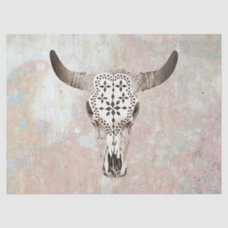 Seda Papel Tecido de Decodificação de Vaca