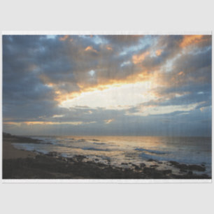 Seda Papel Tecido de Decoupage de Disco Oceano