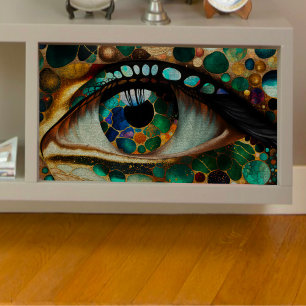 Seda Papel Tecido de Decoupage de Olhos Mosaicos