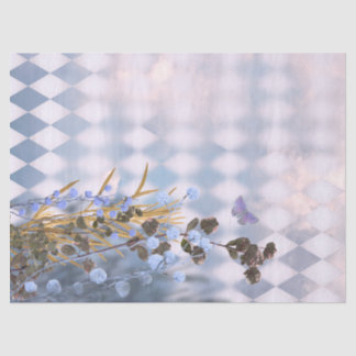 Seda Papel Tecido de Decoupage do Bloomscape Eetano